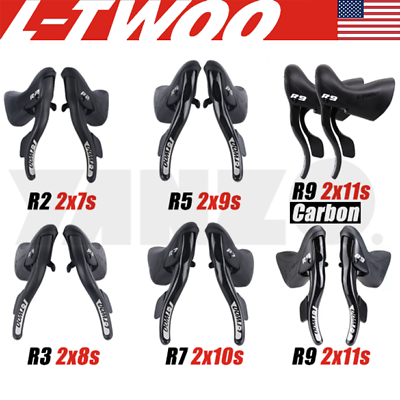 #ad LTWOO R2 3 5 7 9 2x7 8 9 10 11s Road Bike Carbon Shifter Lever Fit Shimano US $105.99