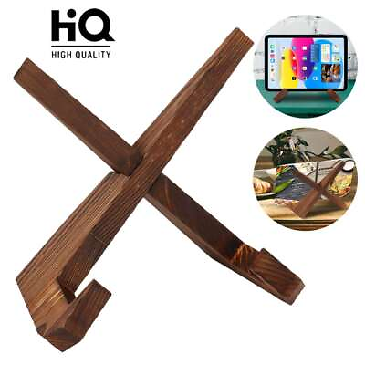 #ad High Quality Wooden Plate Easel Display Holder Book Picture Frame Dish Stand US $8.83