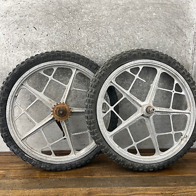 #ad Mongoose Motomag II Mag Wheel Set Old School BMX Products 20quot; OG 70s Web Brake $629.99