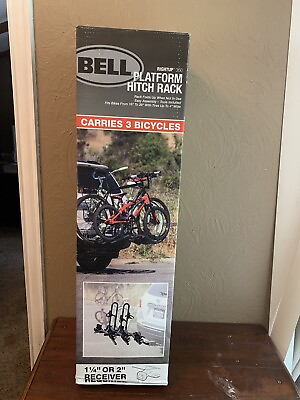 #ad Bell Right Up 350 3 Bicycle Platform Hitch Rack New $125.00