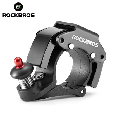 #ad ROCKBROS MTB Bike Bell Hidden Cycling Mini Rings Bell Horn Handlebar Bell 100dB $12.21