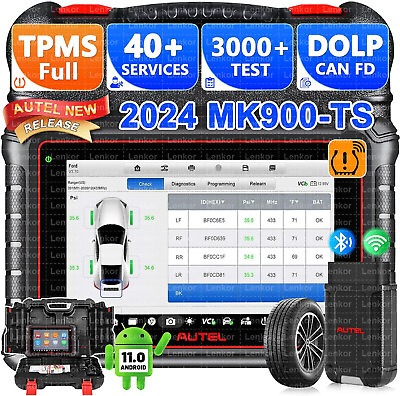 #ad Autel MaxiCOM MK900 TS TPMS Scanner 2024 Bidirectional Tool Updated of MS906TS $849.00