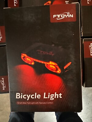 #ad Bicycle light Smart bike tail light with remote control $16.99