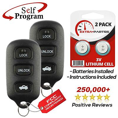 #ad 2 For 2002 2003 2004 2005 2006 Toyota Camry Car Remote Keyless Entry Key Fob $11.94