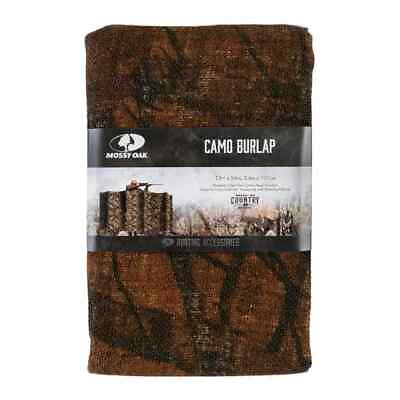 #ad Mossy Oak Burlap Hunting Blind Material 12#x27; L x 56quot; H Mossy Oak Camo Ground B $14.97