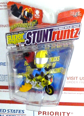 #ad Vintage Maisto Super Street Bike Stunt Runtz Toy Primedia Motorcycle #15482 RARE $49.85