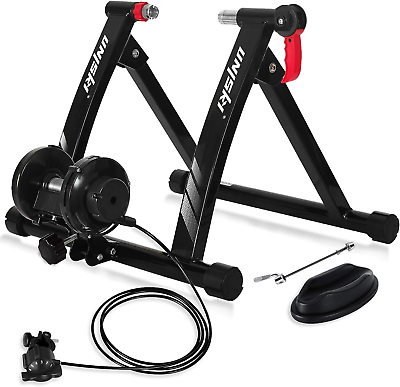 #ad Bike Trainer Stand Indoor Bicycle Stand with Noise Reduction Magnetic Stationary $144.11