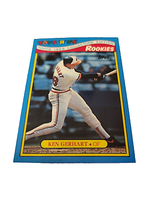 #ad #ad 1988 Topps Toys R Us Rookies Ken Gerhart Baseball Card 11 Baltimore Orioles F $1.44