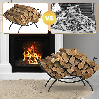 #ad Firewood Rack Indoor Outdoor Wood Rack for FirewoodRustproof Stable Log Holder $26.99