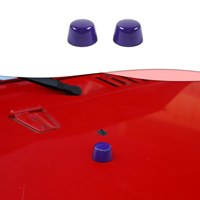 #ad Engine Hood Rubber Head Cover Trim For Jeep Wrangler JK 07 18 Purple Accessories $18.49