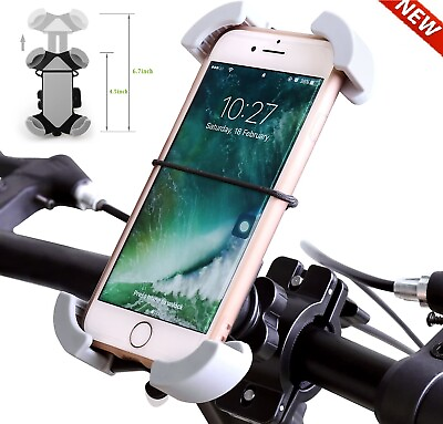 #ad Cell Phone Silicone Mount Holder GPS Motorcycle MTB Bike Bicycle 360 Rotation US $8.99