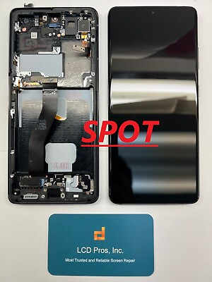 #ad Samsung Galaxy S21 Ultra G998 LCD Touch Screen Digitizer with Black Frame Spot $79.99