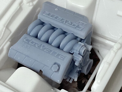 #ad Resin Corvette LS3 engine for scale model cars 1 24 1 25 $16.99