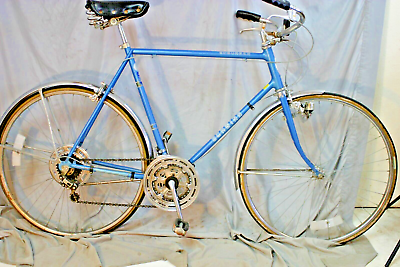 #ad 1978 Schwinn Suburban Cruiser Bike X Large 61cm Positron Blue Steel USA Shipper $44.90