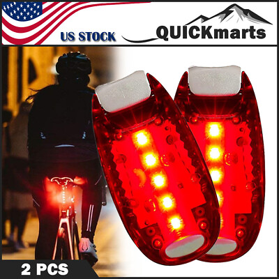 LED Bike Tail Light Bicycle Rear Cycling Warning Light Safety Flashlight 3 Modes $7.49