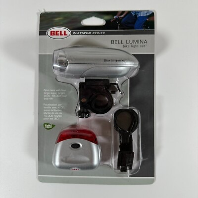 #ad Bell Light Set Lumina LED Bike Headlight Tail Platinum Series Water Resistant $12.99