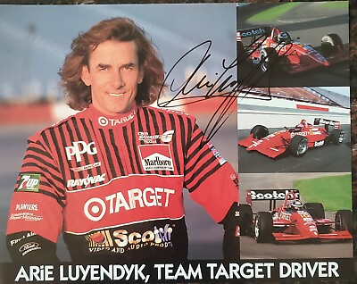 #ad Arie Luyendyk Autograph 8x10 Photograph Formula 1 Indy Car Target $29.00