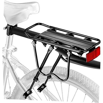 #ad YONTUO Rear bike rackBike Cargo Rack w Fender amp; Large Size Max Weight 115lb $51.82