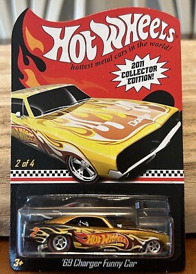 #ad Hot Wheels 2011 RLC ‘69 Charger Funny Car KMART Mail Away Collectors Edition $59.99