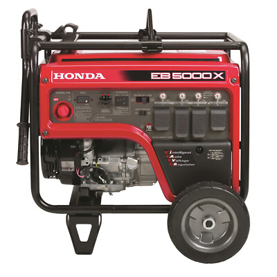 #ad Honda 664310 EB5000X3 120 240V 5000W 6.2 gal Portable Generator w Co Minder New $2599.00