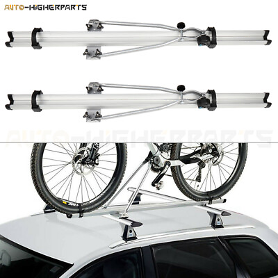 #ad Universal Pair Bike Bicycle 52quot; Rack Carrier Car Mount Roof Top Clamp Lock Pair $123.19