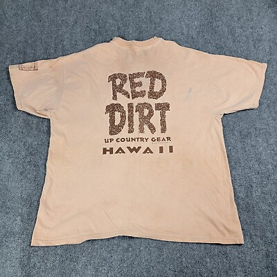#ad #ad Vtg Hawaiian 90s T Shirt Pepsi Promo Adult 2XL Centennial Red Dirt Up Country $14.55