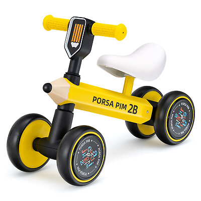 Baby Balance Bike for 1 3 Years Old Riding Toy No Pedal for Boys amp; Girls Yellow $39.98