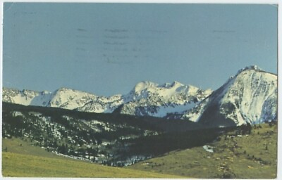 #ad Livingston Mt Sleeping Giant Mountain Range 1971 Vintage Postcard Montana $8.99