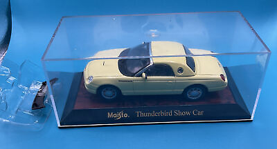 Maisto 1:43 Thunderbird Show Car Diecast Model Car Yellow Detachable Roof GBP 11.99