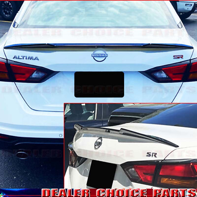 #ad For 2019 22 2023 2024 Nissan Altima JDM Lip Style Wing Trunk Spoiler GLOSS BLACK $47.95