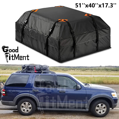 For Ford Explorer Car Roof Top Rack Carrier Cargo Bag Waterproof Luggage Storage $59.76