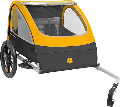 #ad Rover Kids Bicycle Trailer Single and Double Passenger Children’s Foldable $315.99