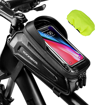 #ad #ad ROCKBROS Bike Bag Phone Mount Bag Bike Accessories EVA Waterproof Bike Phone $34.73