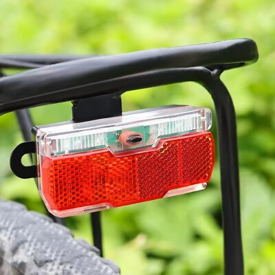 #ad Electric Bicycle Rear Light Bike Tail Light for Cycling Rear Rack Carrier Lamp $9.79