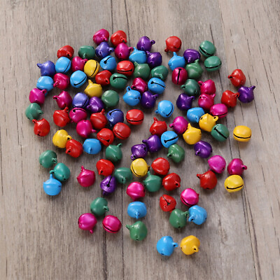 100pcs 14mm Small DIY Bell Accessories Decorative Metal Bell for Party Christmas $9.65