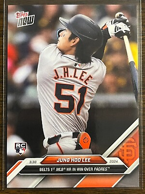 #ad 2024 Topps Now #19 Jung Hoo Lee San Francisco Giants RC $6.99