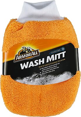 #ad Armor All Microfiber Car Wash Mitt Cleaner for Bugs or Dirt for Cars amp; Truck $8.80