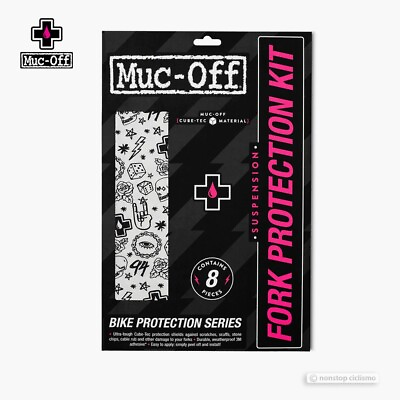 #ad Muc Off Fork Protection Decals MTB Bike Protection : PUNK 8 Piece Kit $44.99