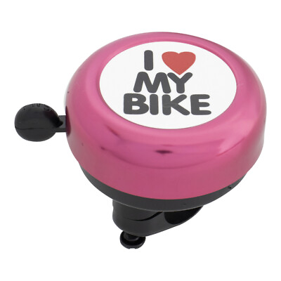 #ad I LOVE MY BIKE 55mm Bell Bicycle Red $8.29