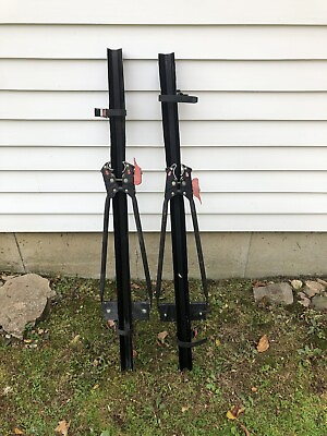 #ad #ad Yakima Lockjaw Bike Bicycle Upright Tray Roof Top Rack Mount Carrier Pair $99.99