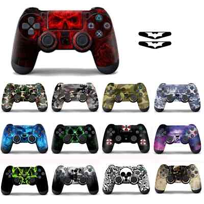 #ad Skull Decal Cover Sticker Vinyl Skin PlayStation Protective Gamepad Accessories $13.94