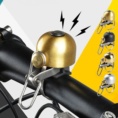 #ad #ad Classic Bike Bell for Mountain Road Folding Bicycles Handlebar Loud Clear Sound $10.12