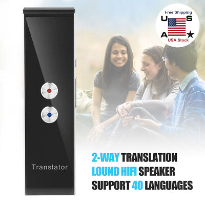 #ad #ad Smart Two Way Real Time Portable 40 Languages Translator Instant Voice US $29.79