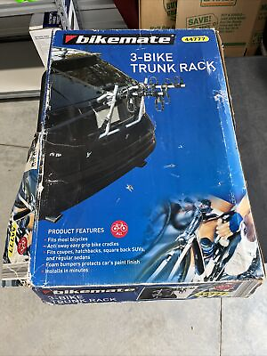 #ad BikeMate 3 bike  trunk bike rack carrier 44777; New In Box $90.25