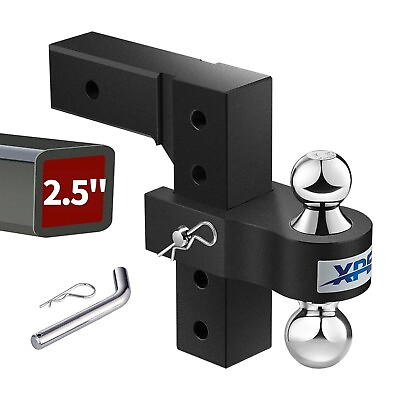 #ad Adjustable Trailer Hitch Fits 2.5quot; Receiver 8quot; Drop Hitch Towing Truck Hitch $99.99