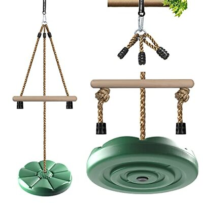 Disc Swing for Kids Swing Set Accessories KINSPORY 7FT Height Adjustable Gy... $35.43