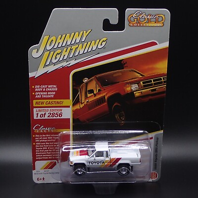 #ad 2024 JOHNNY LIGHTNING 1985 TOYOTA SR5 PICKUP CLASSIC GOLD HOBBY EXCLUSIVE RARE $14.99