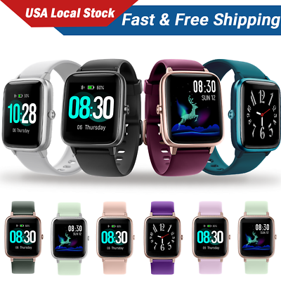 Smart Watch Men Women Fitness Tracker Sleep Heart Rate Watch for Android iOS $19.99