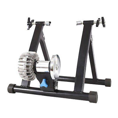 #ad Bike Trainer Stand For Riding Portable Foldable Magnetic Stainless Steel Trainer $141.41