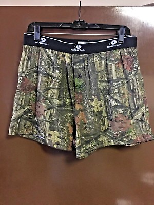 #ad New Mossy Oak 2 pack Moisture Wicking Knit Boxers Large $14.95